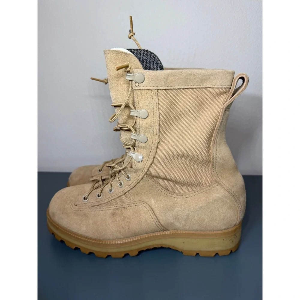 McRae Footwear Tan Suede Gore-Tex Military Combat Boots Men 6XW 8430-01-516-1597